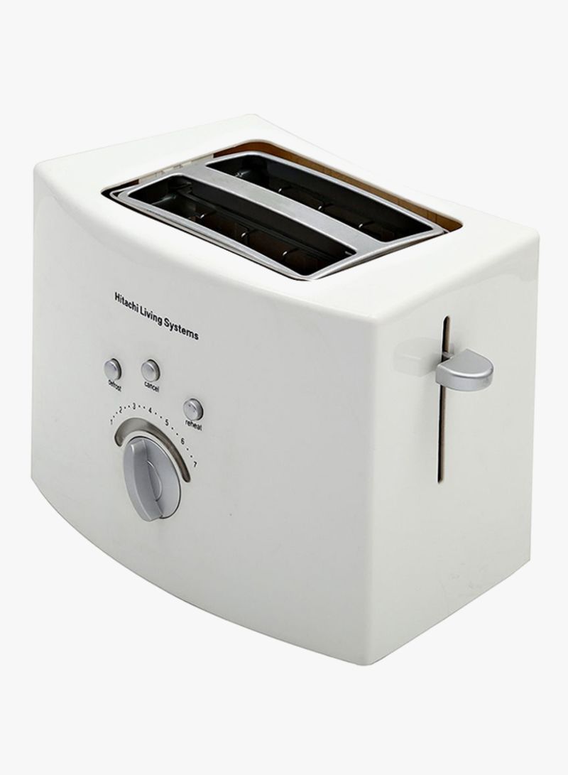 2-Slice Bread Toaster 388.10022296.17 White/Silver